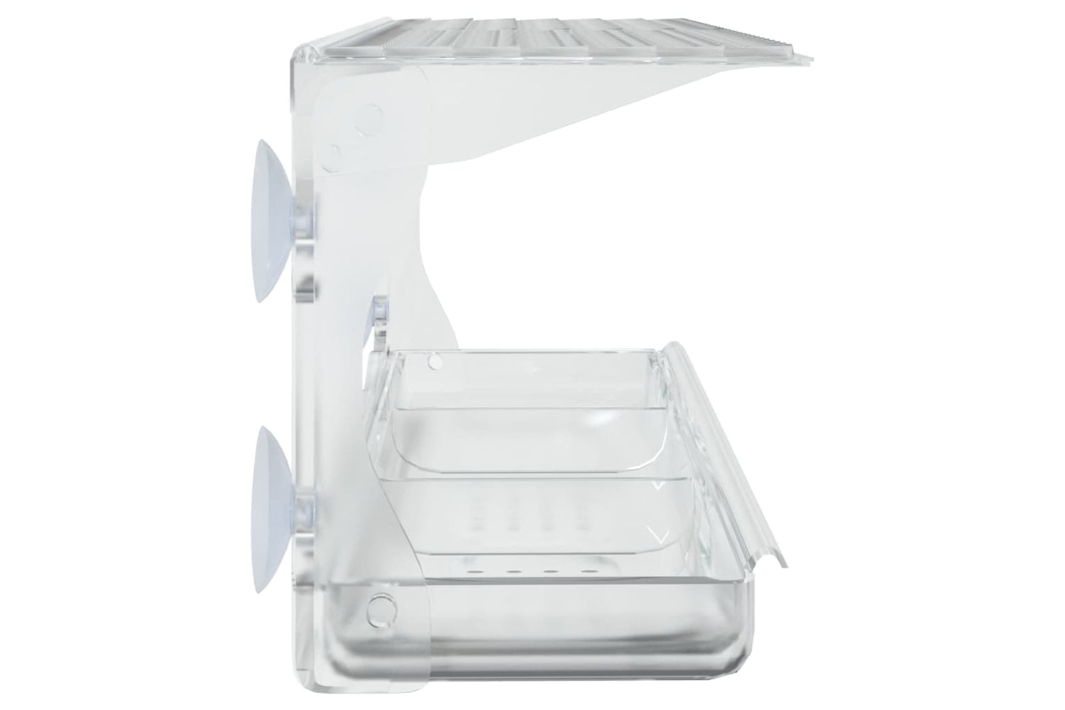 vidaXL 318304 Window Bird Feeders 2 Pcs Acrylic 30x12x15cm-4