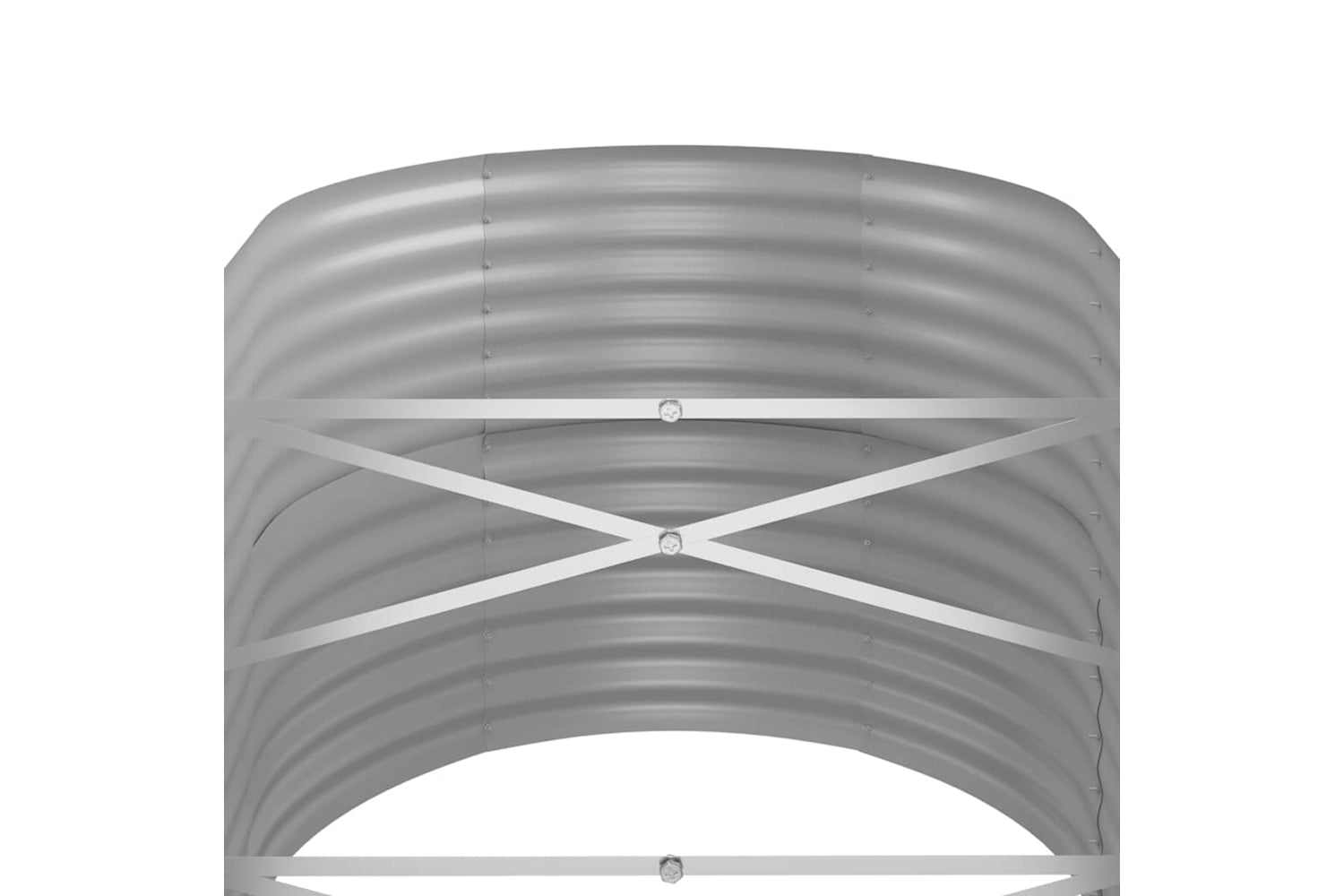 vidaXL 318966 Garden Raised Bed Powder-coated Steel 368x80x68cm Anthracite-4
