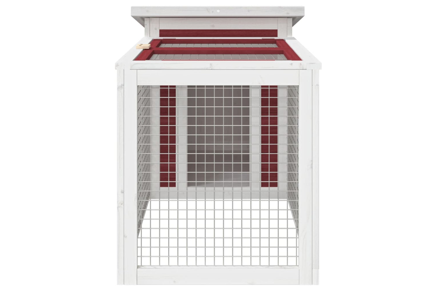 vidaXL 172291 Rabbit Hutch Mocha 100.5x54x55cm Solid Wood Pine-4