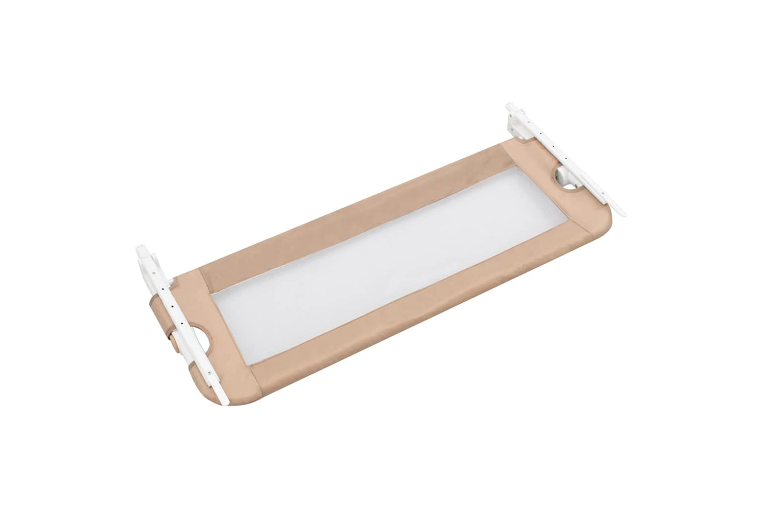 Vidaxl Toddler Safety Bed Rail Taupe 102x42 Cm Polyester-3