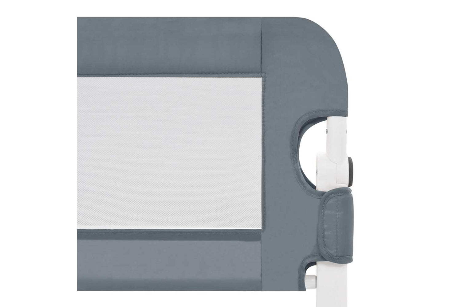 Vidaxl Toddler Safety Bed Rail Grey 102x42 Cm Polyester-4