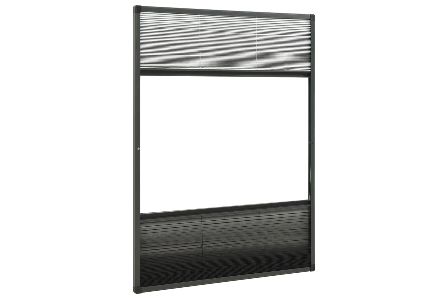 vidaXL 148684 Plisse Insect Screen For Windows Aluminium 80x120cm With Shade-4