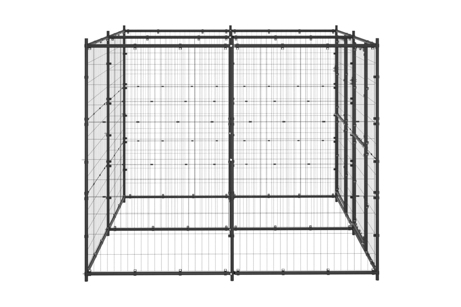 Vidaxl 3082260 Outdoor Dog Kennel Steel 4.84 M2-3