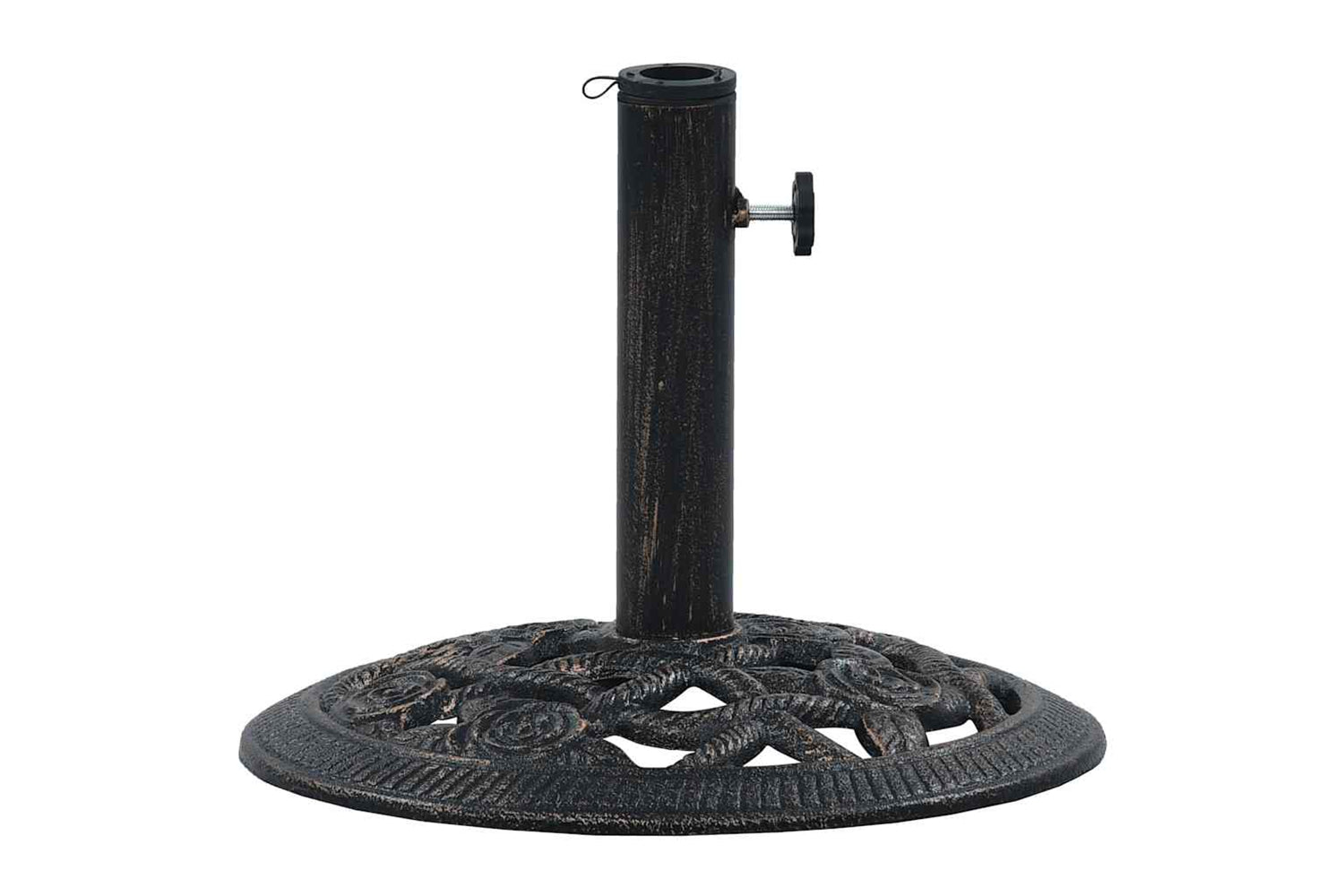 vidaXL 47865 Umbrella Base Black And Bronze 9 Kg 40cm Cast Iron-4
