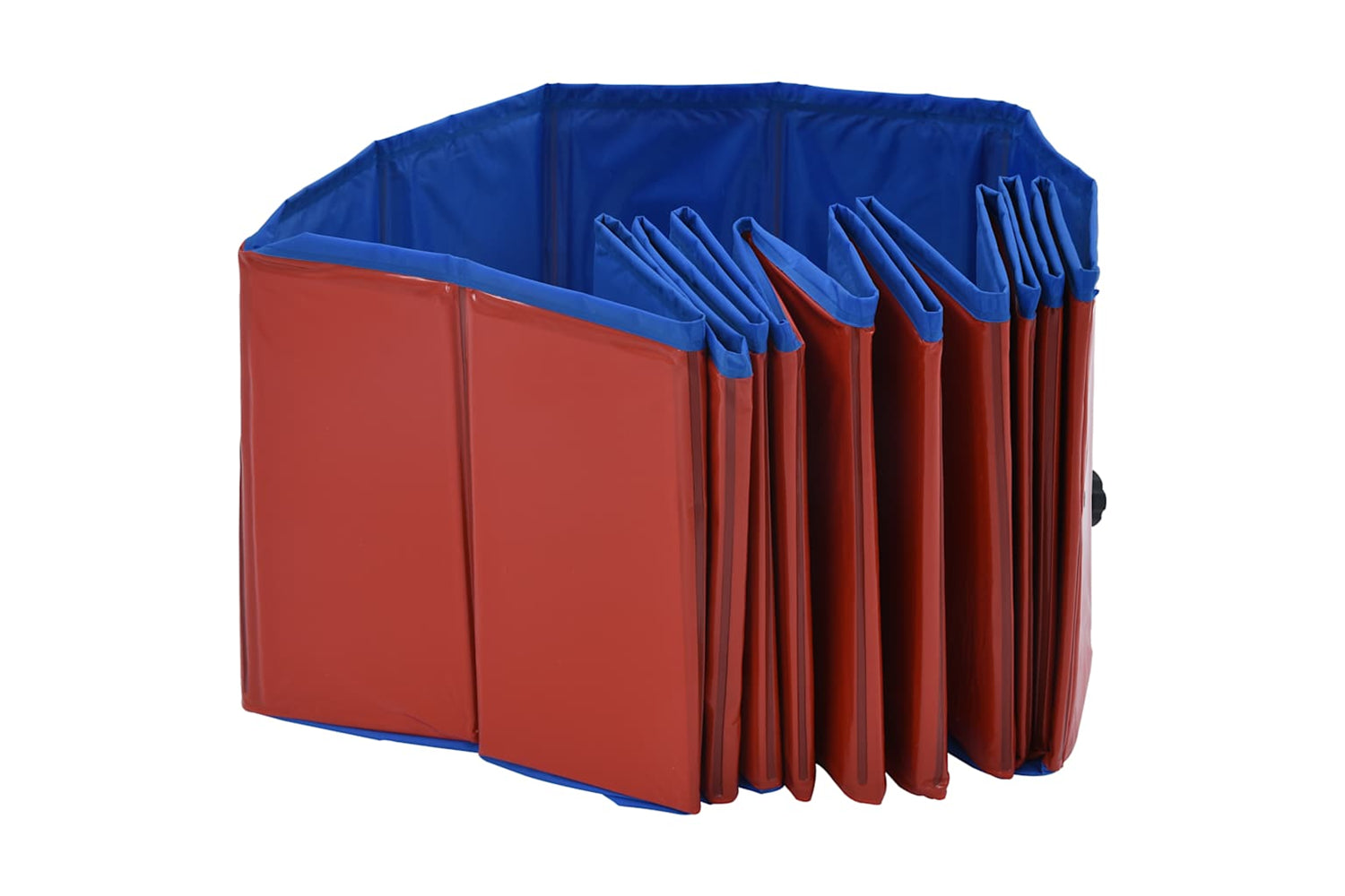 vidaXL 170823 Foldable Dog Swimming Pool Red 120x30cm Pvc-4