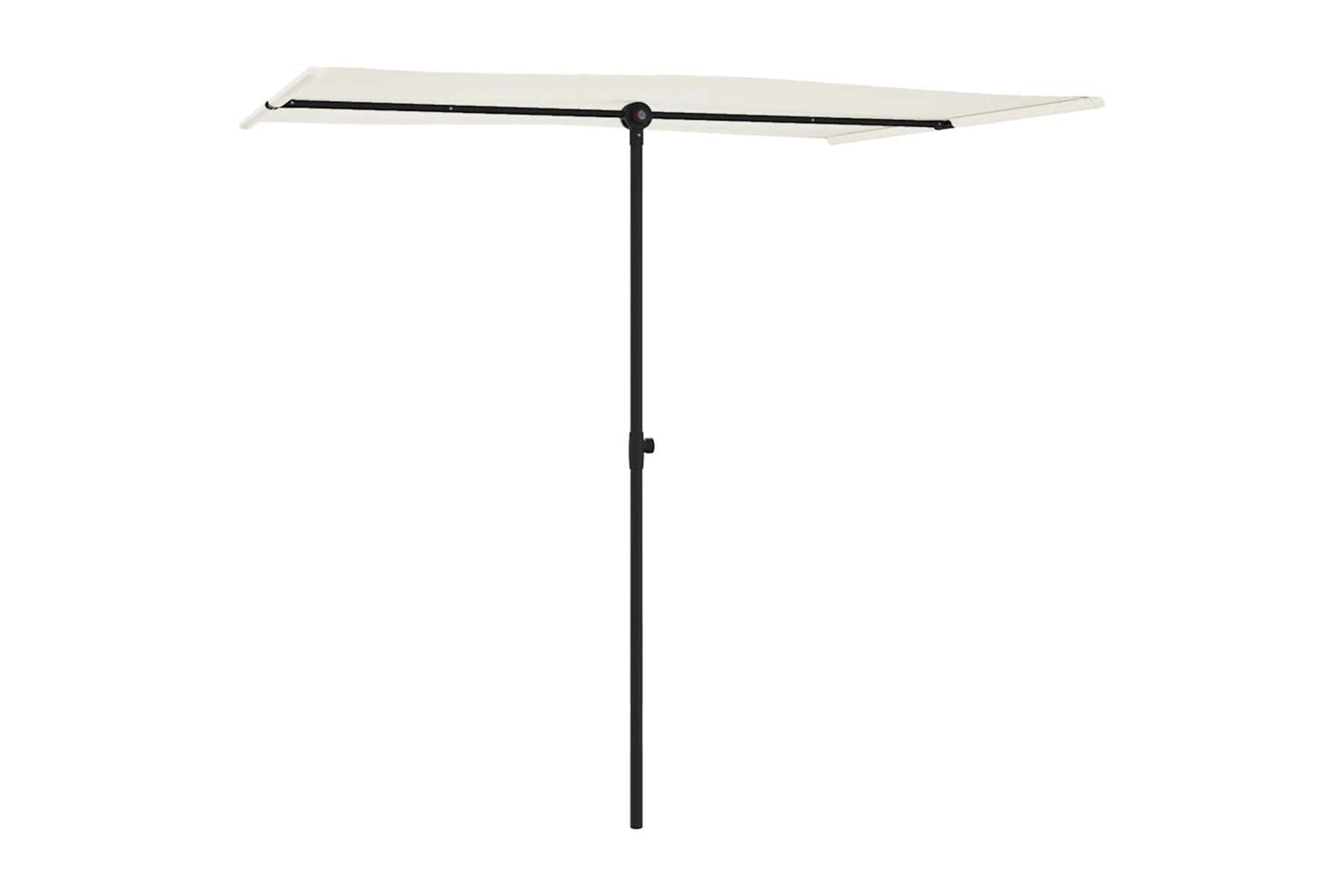 Vidaxl 47337 Outdoor Parasol With Aluminium Pole 2x1.5 M Sand White-2