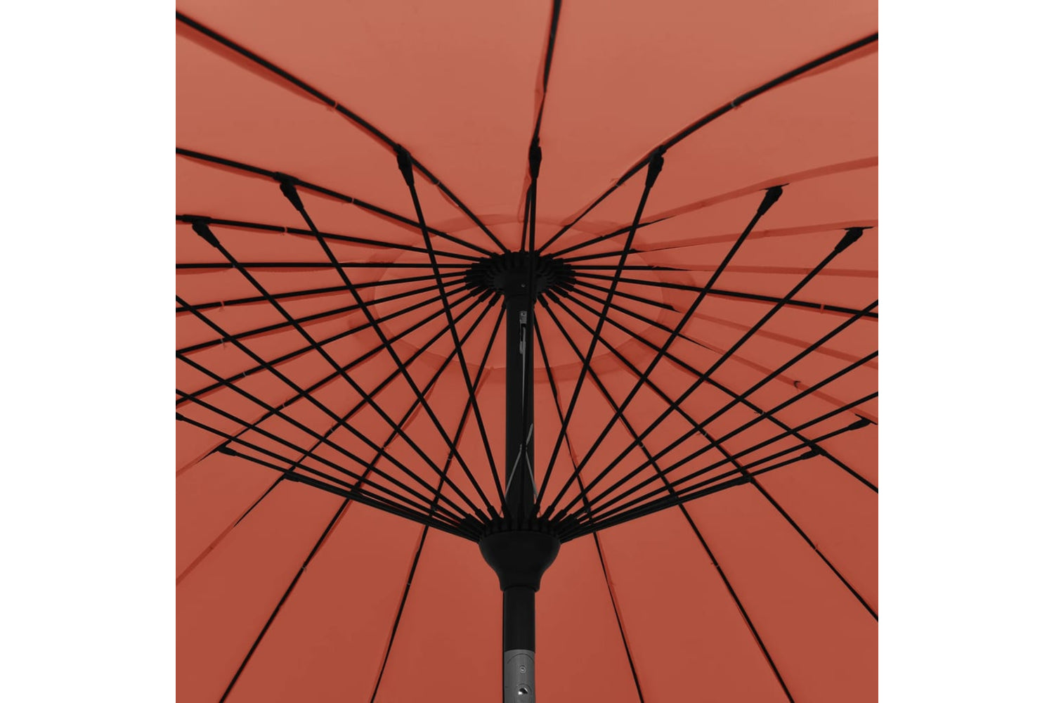 vidaXL 47309 Outdoor Parasol With Aluminium Pole 270cm Terracotta-4