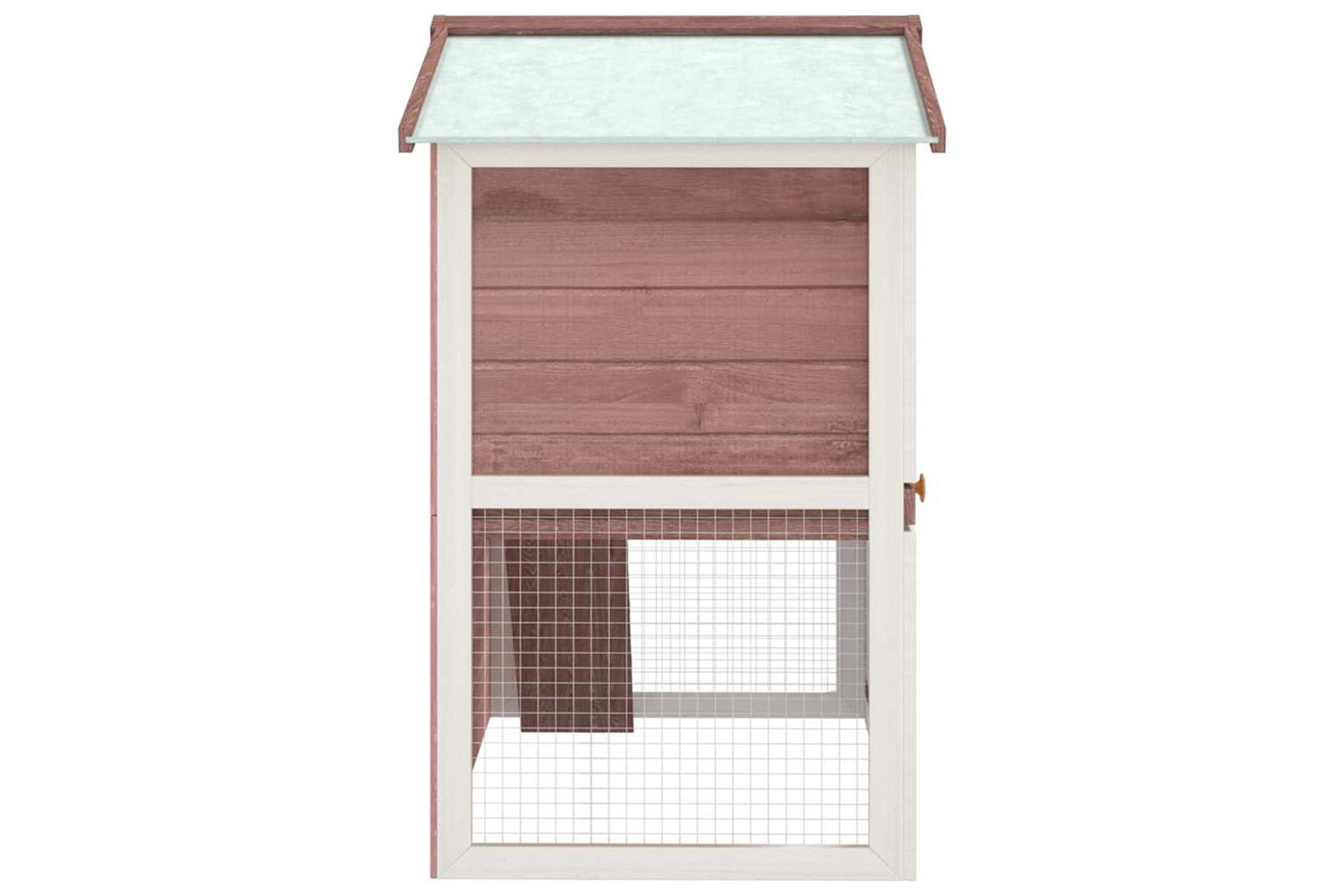 vidaXL 170838 Outdoor Rabbit Hutch 3 Doors Brown Wood-4