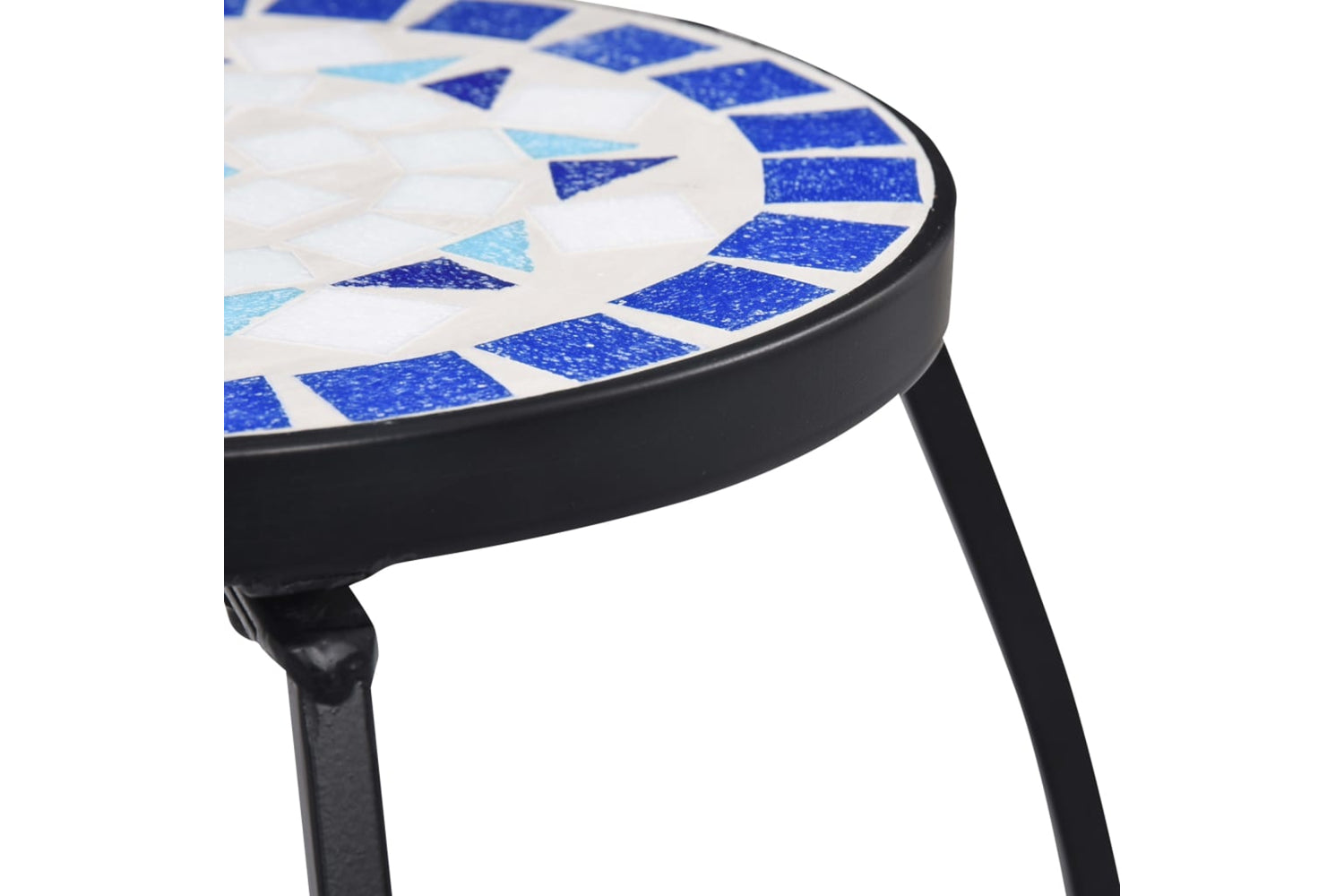 Vidaxl 46702 Mosaic Tables 3 Pcs Blue And White Ceramic-7