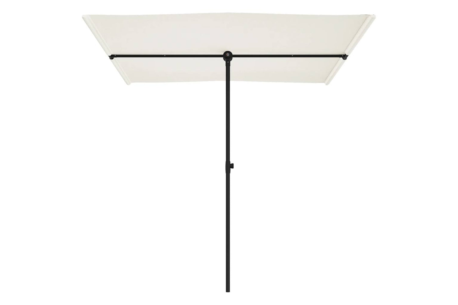 Vidaxl 47337 Outdoor Parasol With Aluminium Pole 2x1.5 M Sand White-3