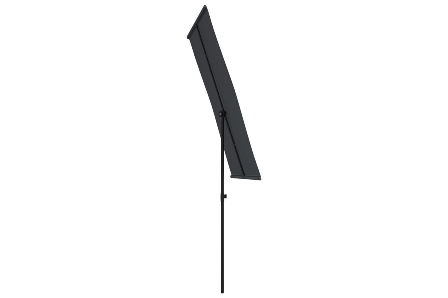 vidaXL 47334 Outdoor Parasol With Aluminium Pole 180x110cm Black-4