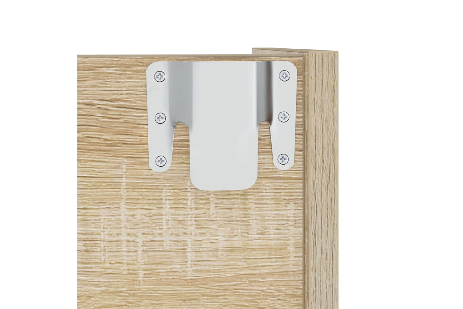 vidaXL 806747 Wall Shoe Cabinet Sonoma Oak 80x18x60cm Engineered Wood-7