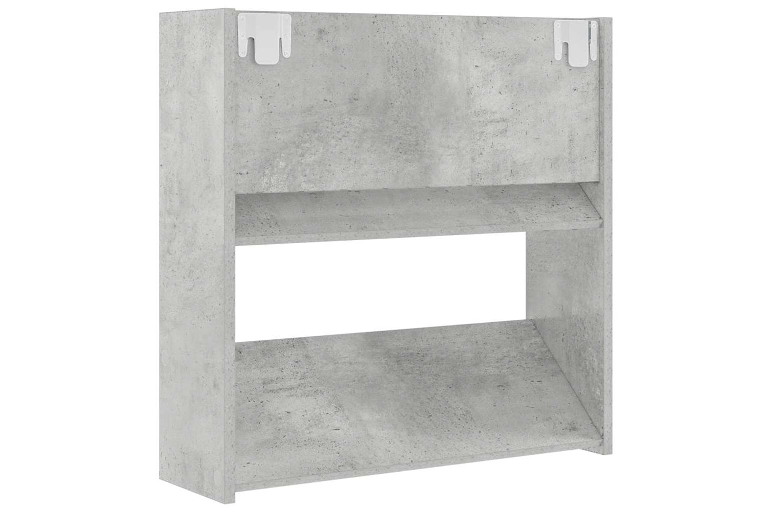 vidaXL 806727 Wall Shoe Cabinets 2 Pcs Concrete Grey 60x18x60cm Engineered Wood-7