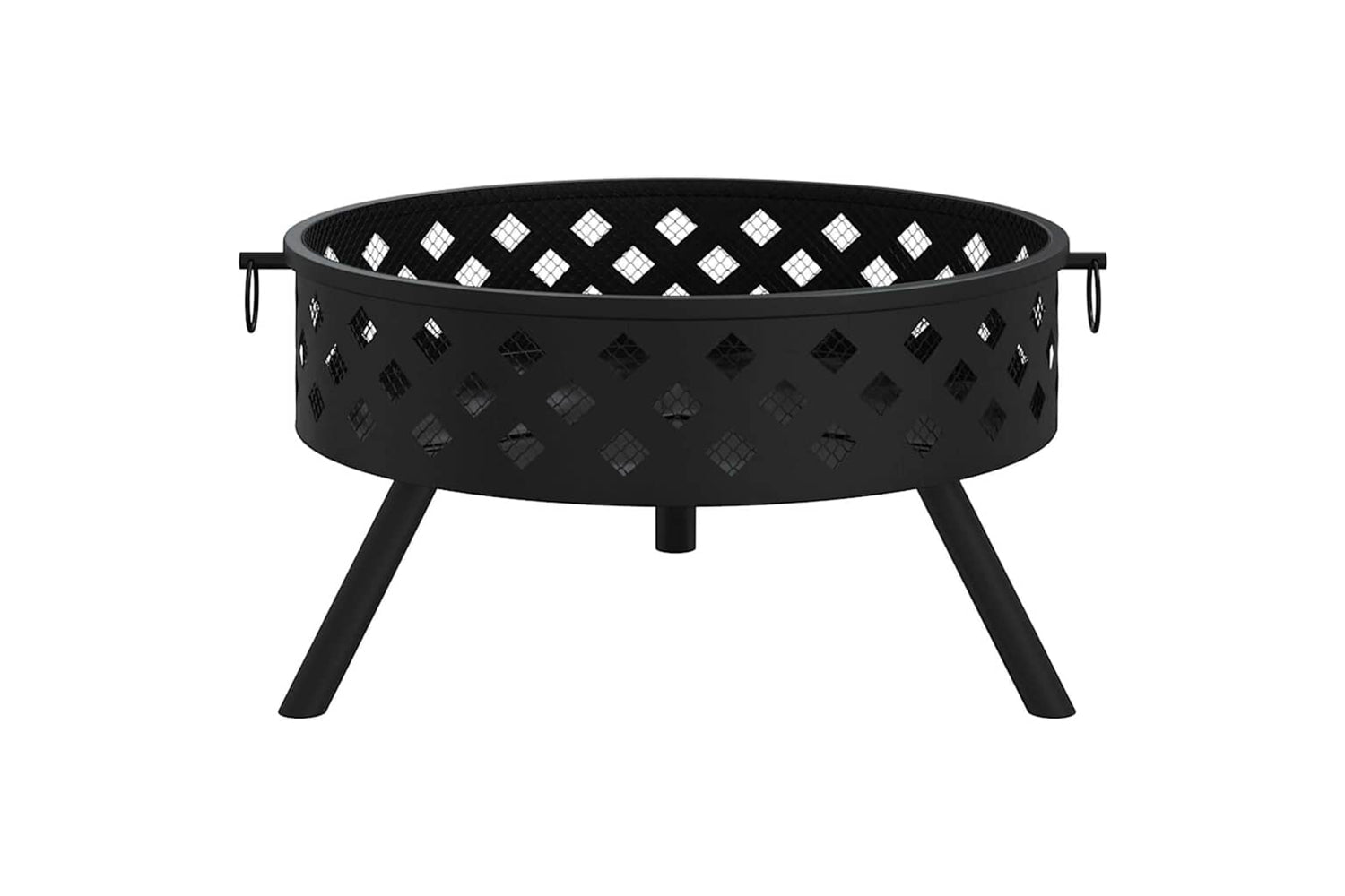 vidaXL 360062 Fire Pit With Poker 58cm Xxl Steel-3