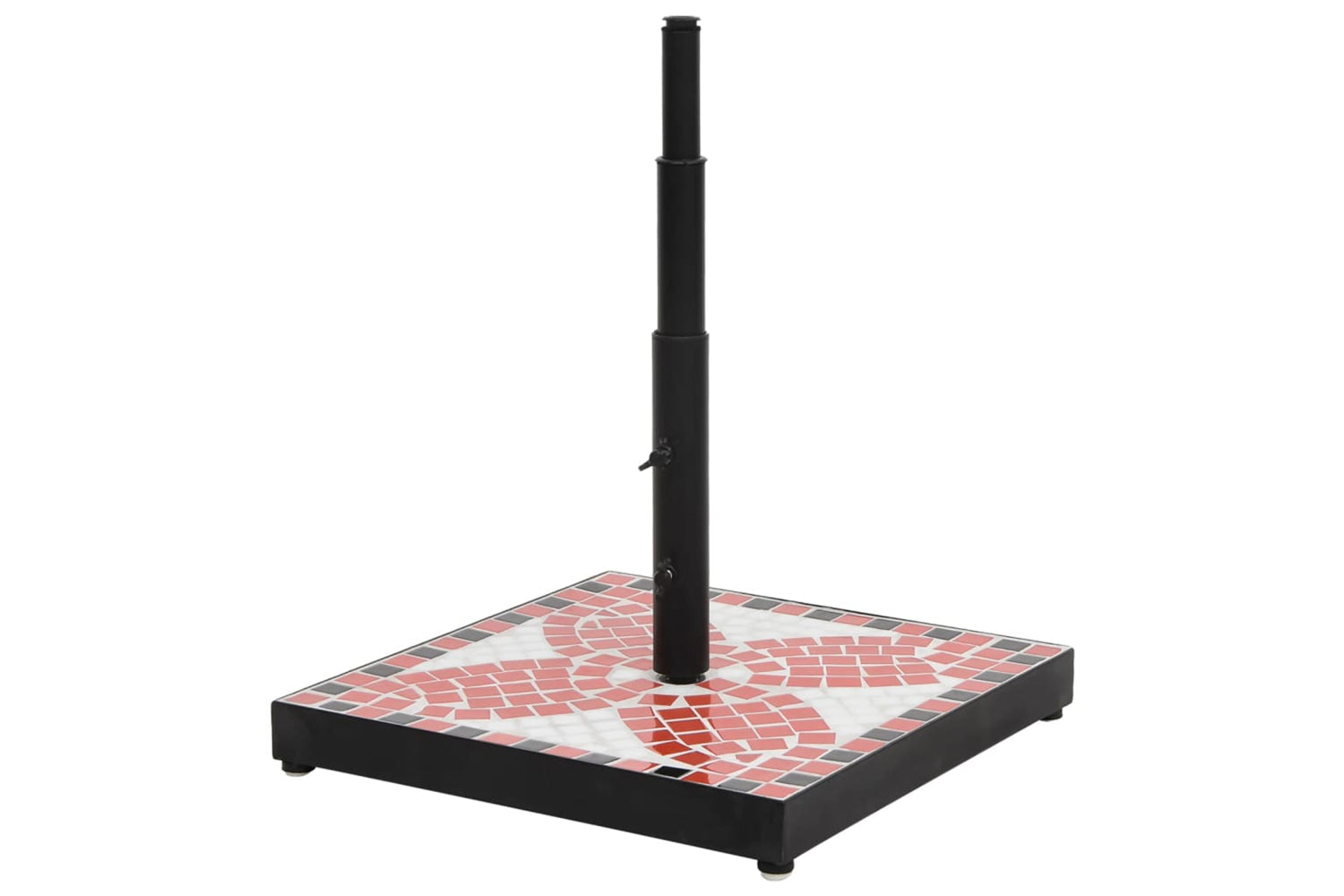 Vidaxl Parasol Base Terracotta And White Square 12 Kg-2
