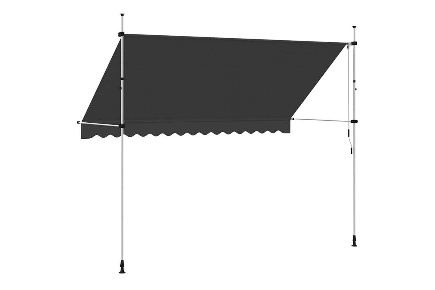 vidaXL 143691 Manual Retractable Awning 350cm Anthracite-4