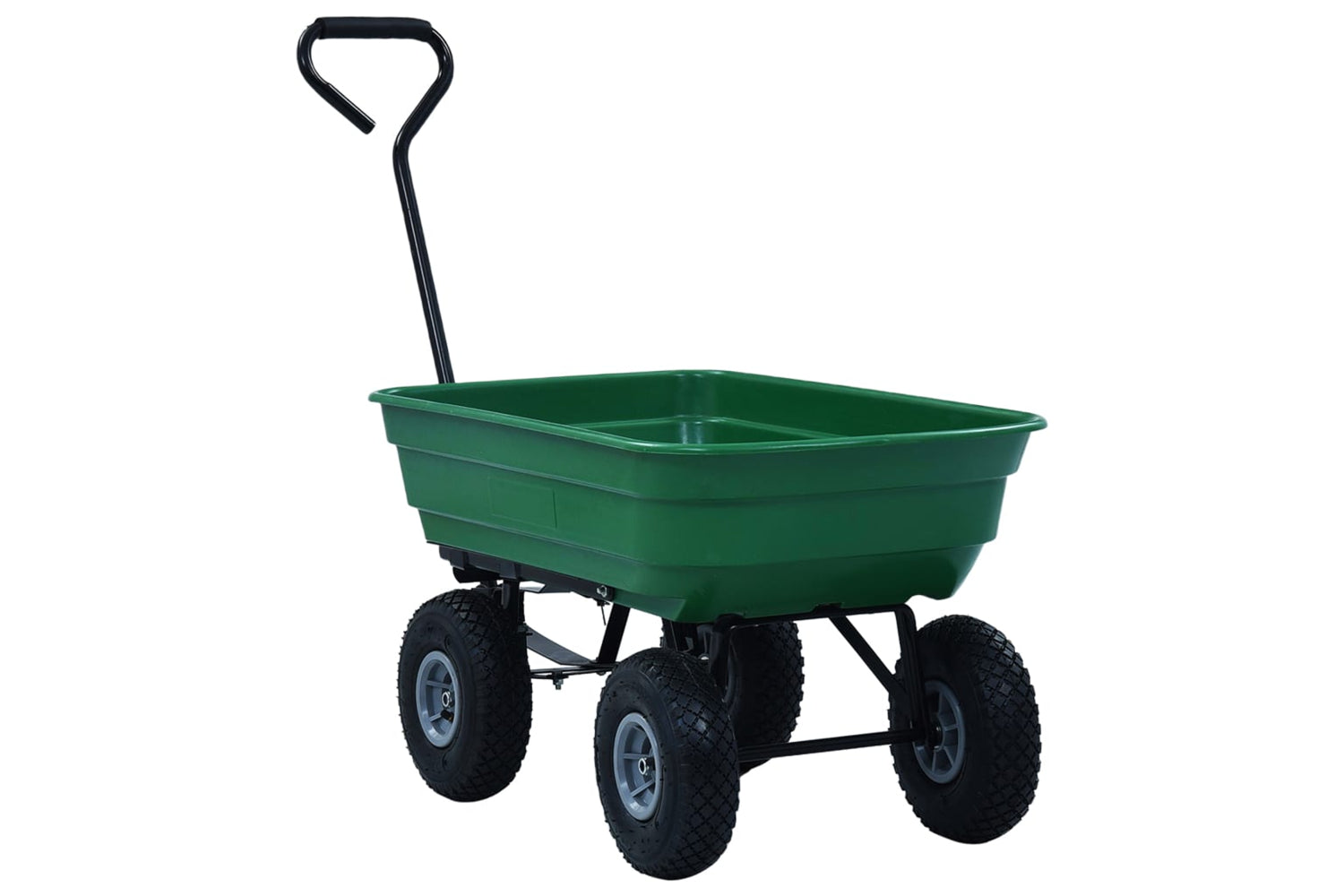Vidaxl 145507 Garden Tipping Hand Cart 300 Kg 75l Green-3