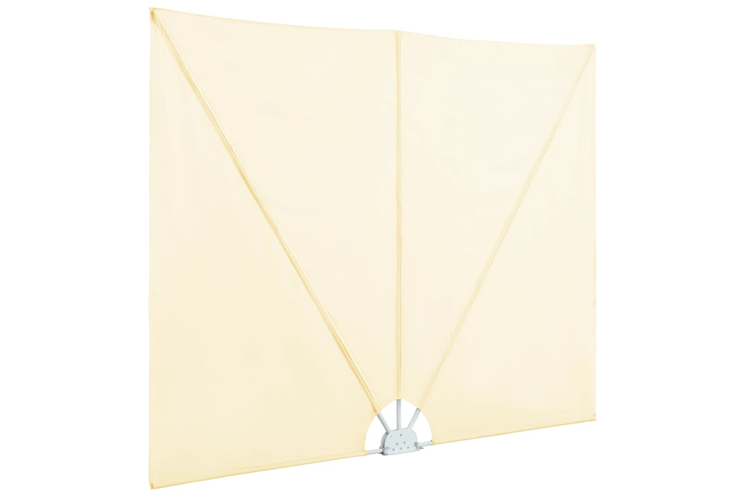 vidaXL 44567 Collapsible Terrace Side Awning Cream 240x160cm-4
