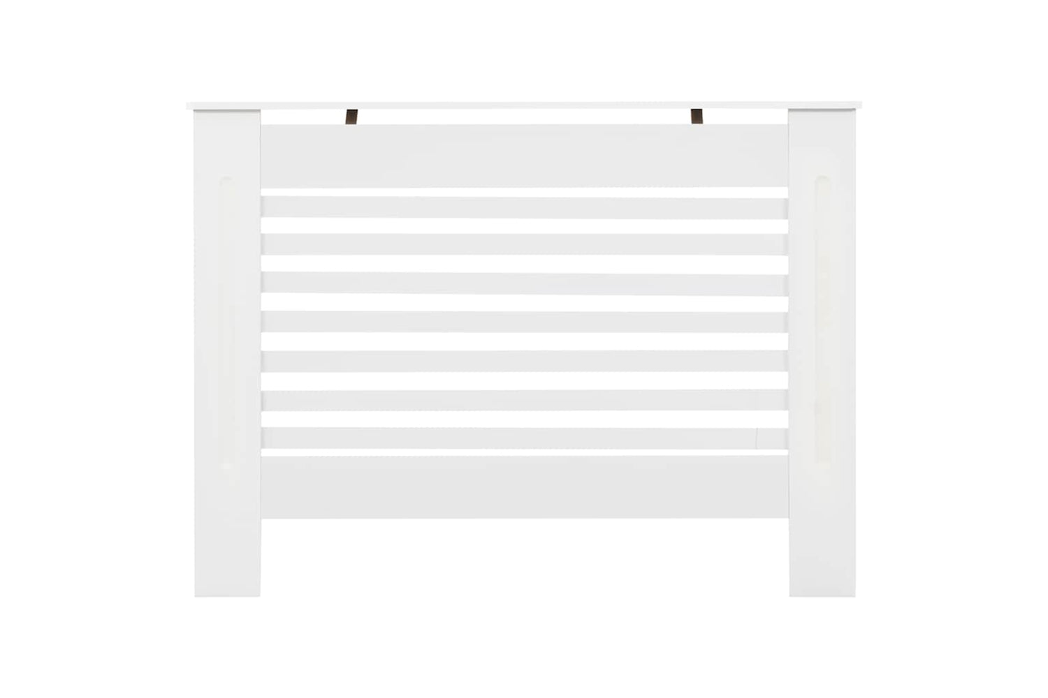 vidaXL Radiator Cover White 112x19x81.5cm Mdf-3