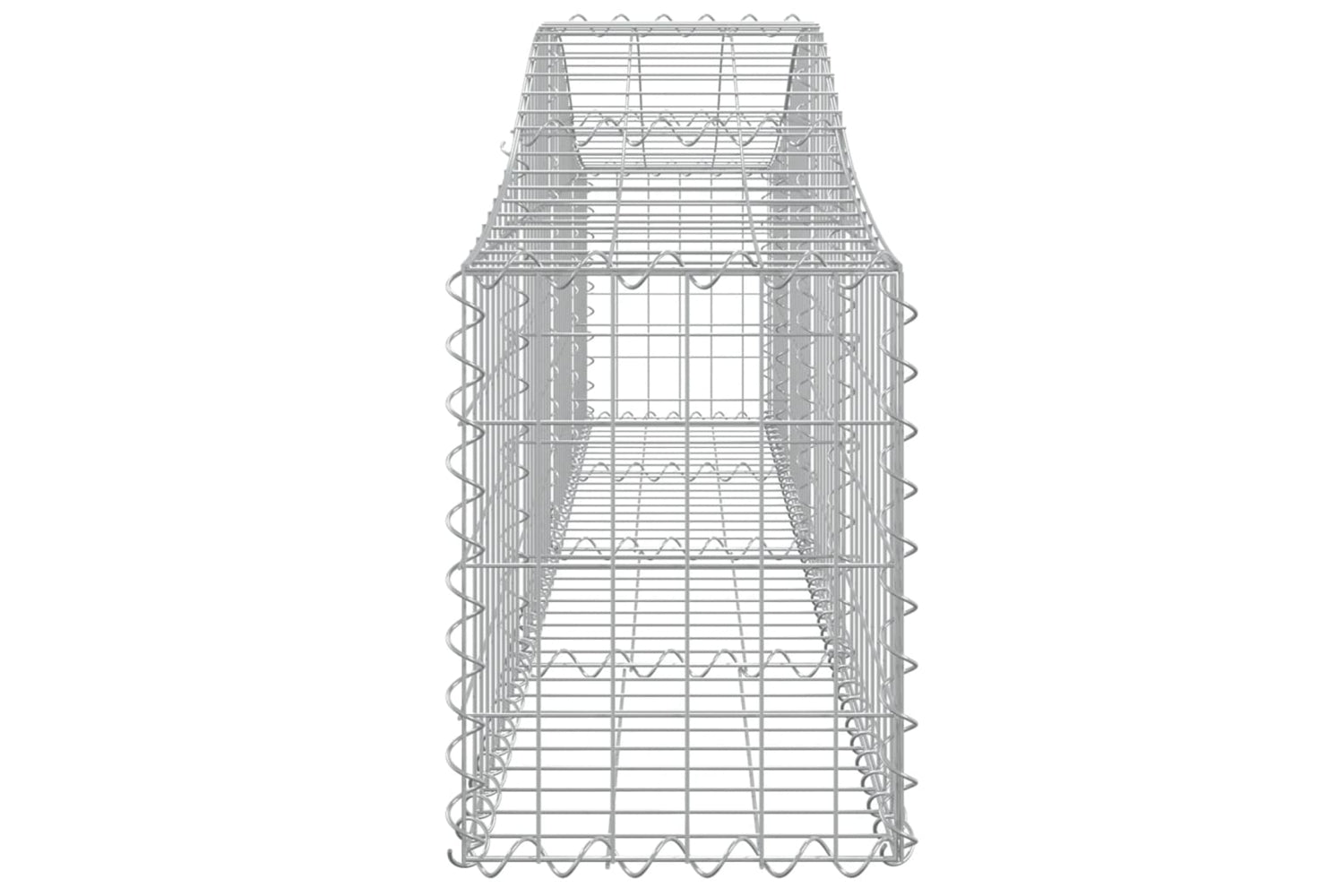 vidaXL 3145370 Arched Gabion Baskets 5 Pcs 200x30x40/60cm Galvanised Iron-4