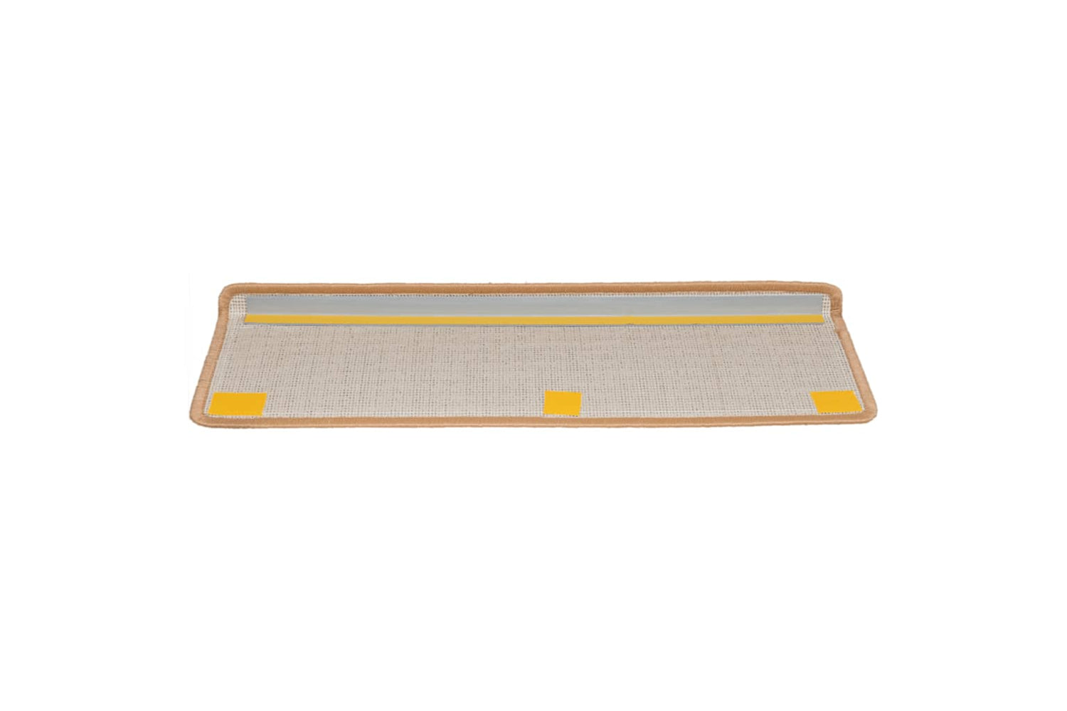 vidaXL Carpet Stair Treads 15 Pcs 65x21x4cm Beige-4