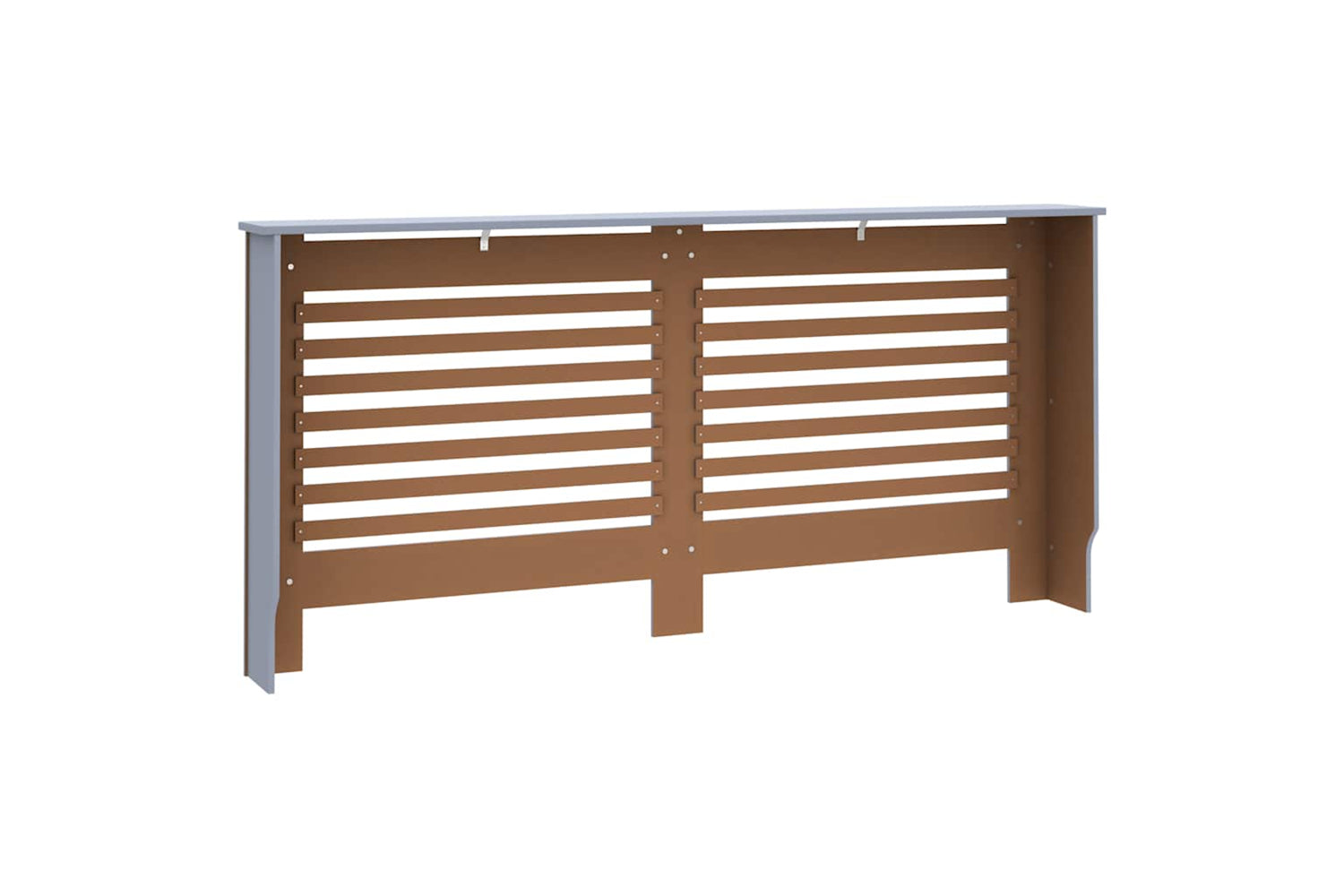 vidaXL Radiator Cover Anthracite 172x19x81.5cm Mdf-5