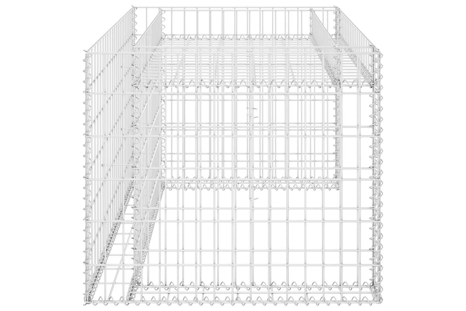 vidaXL 145655 Lawn Mower Garage With Raised Bed 110x80x60cm Steel Wire-3