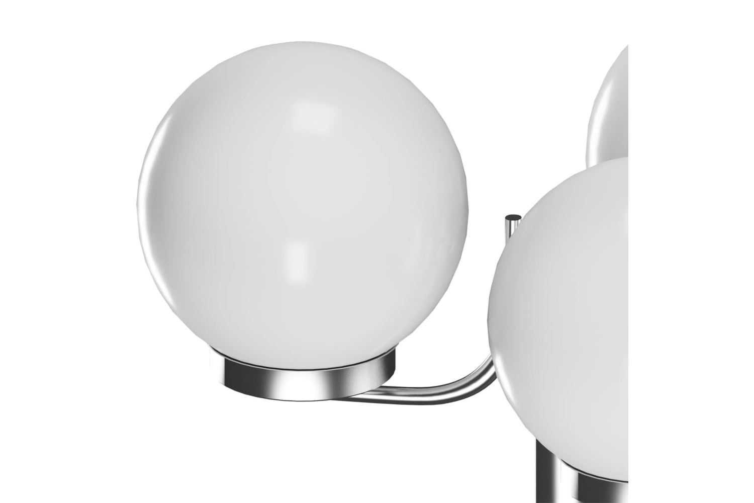 vidaXL 40389 Garden Lamp Post 3 Lamps 220cm-3