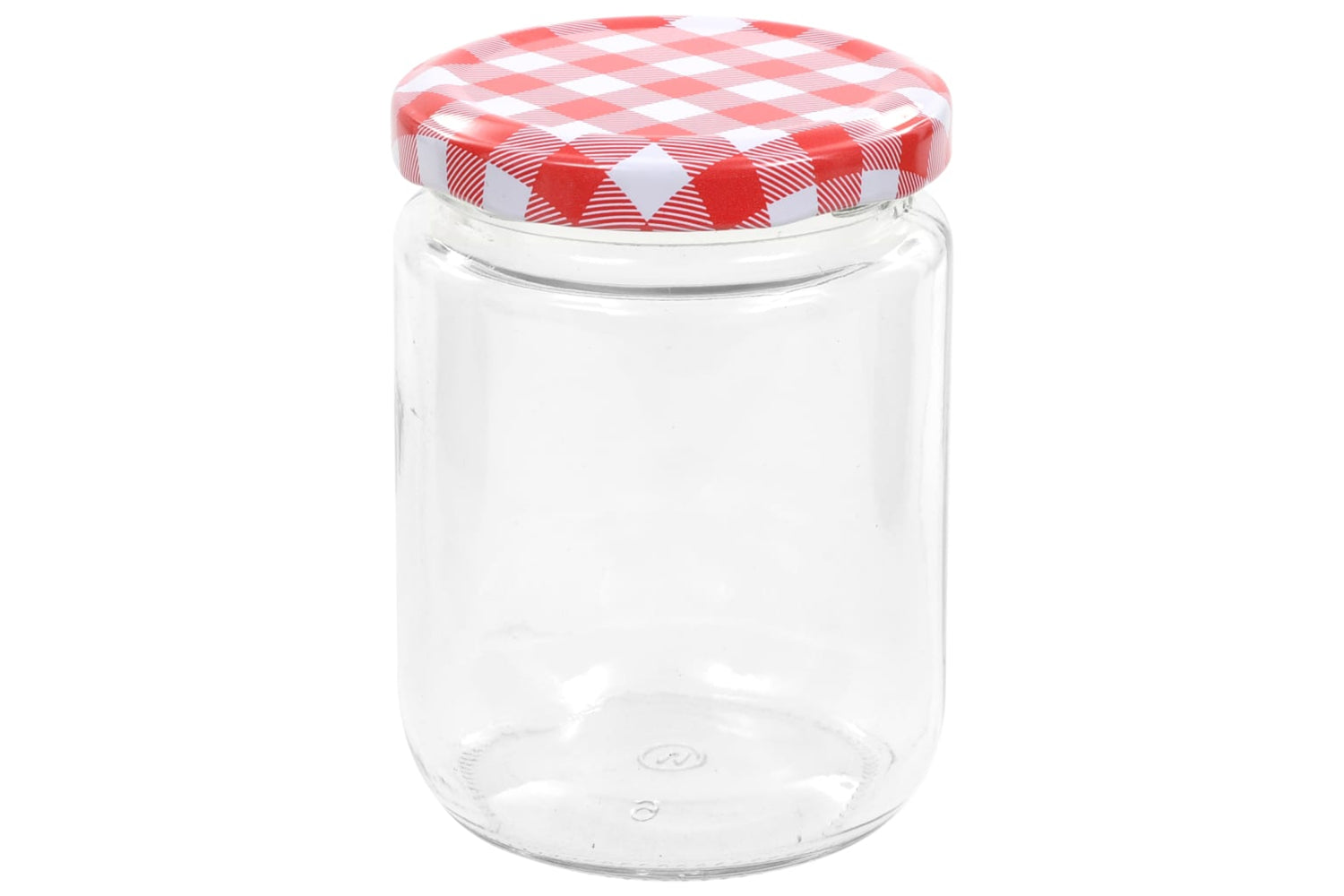 Vidaxl 50799 Glass Jam Jars With White And Red Lid 96 Pcs 230 Ml-3
