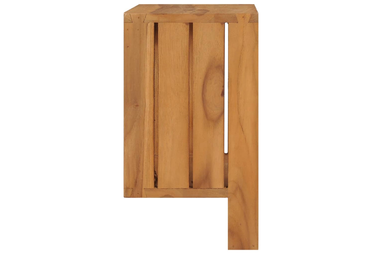 vidaXL 289073 Wall-mounted Towel Rack 35x20x35cm Solid Teak Wood-3