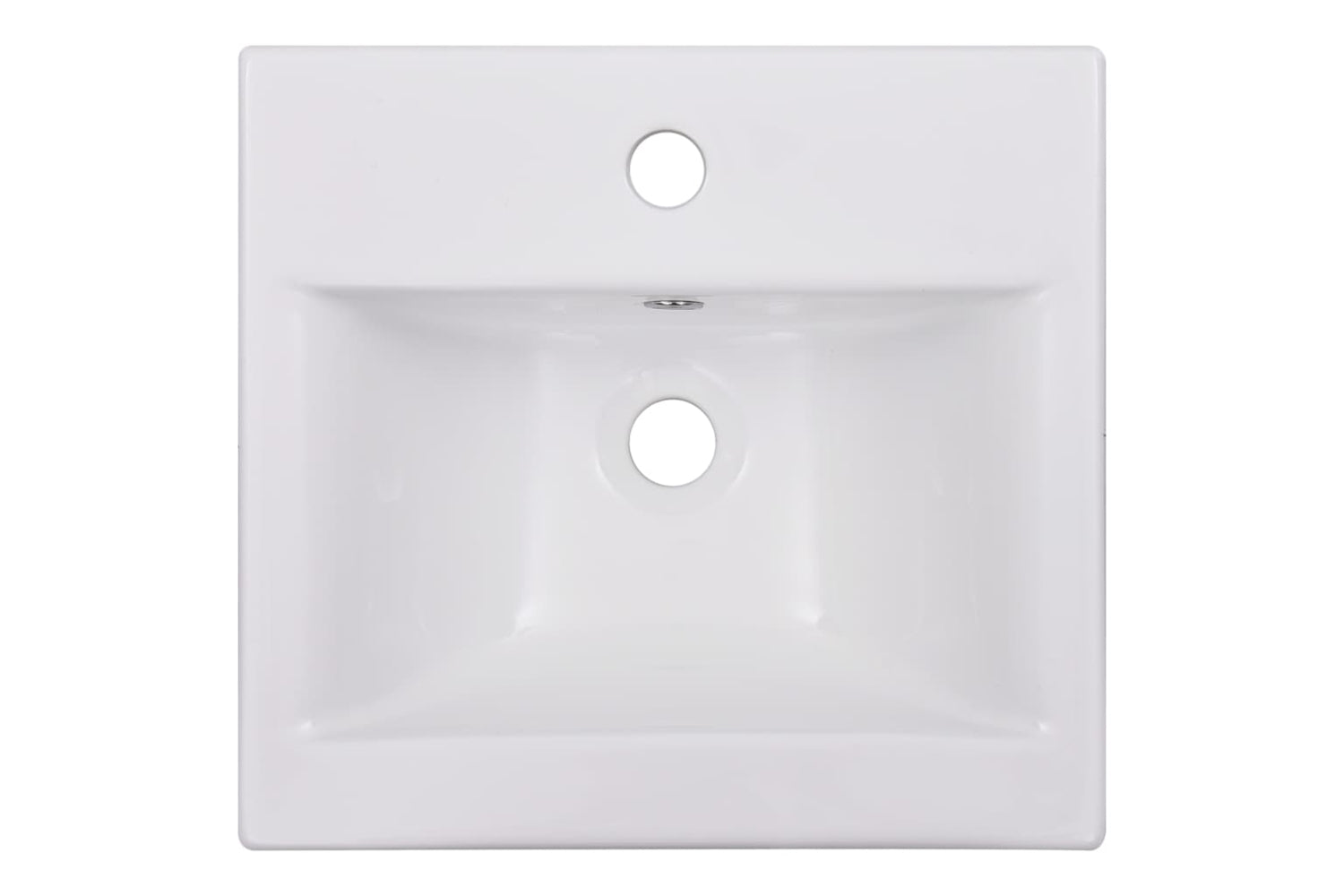 vidaXL 145060 Built-in Basin 42x39x18cm Ceramic White-3