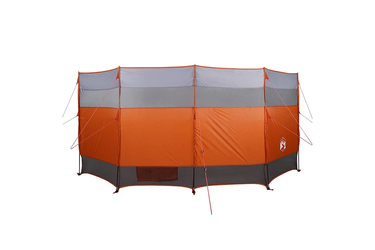 Vidaxl Camping Windbreak Orange 366x152x152 Cm Waterproof-5