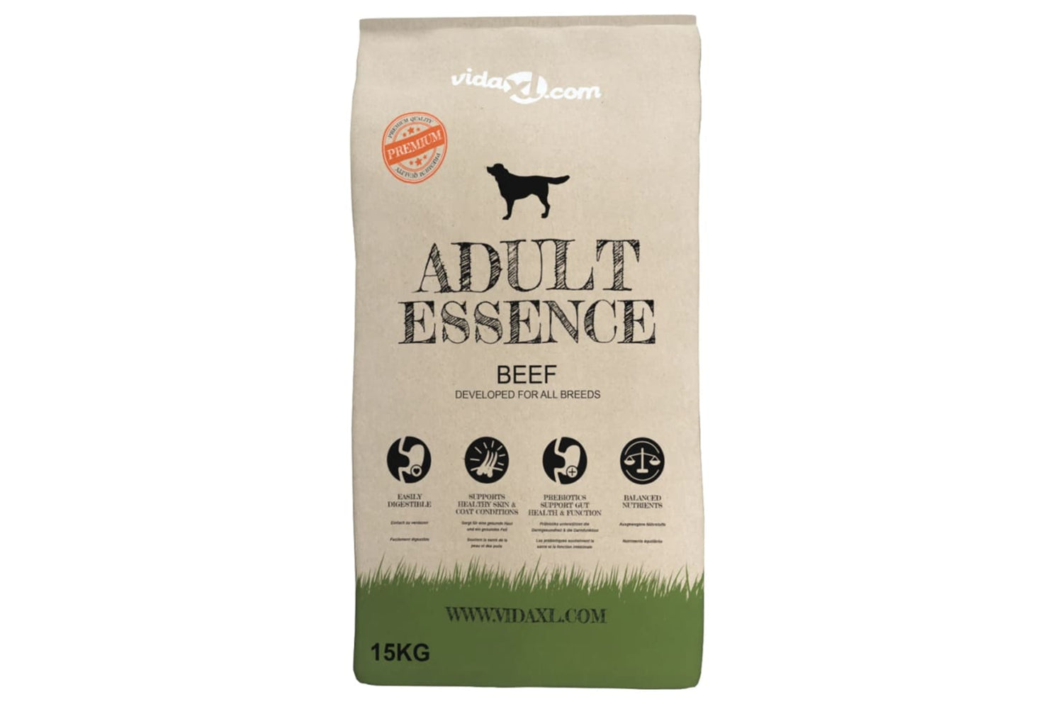 Vidaxl 275191 Premium Dry Dog Food Adult Essence Beef 2 Pcs 30 Kg-2