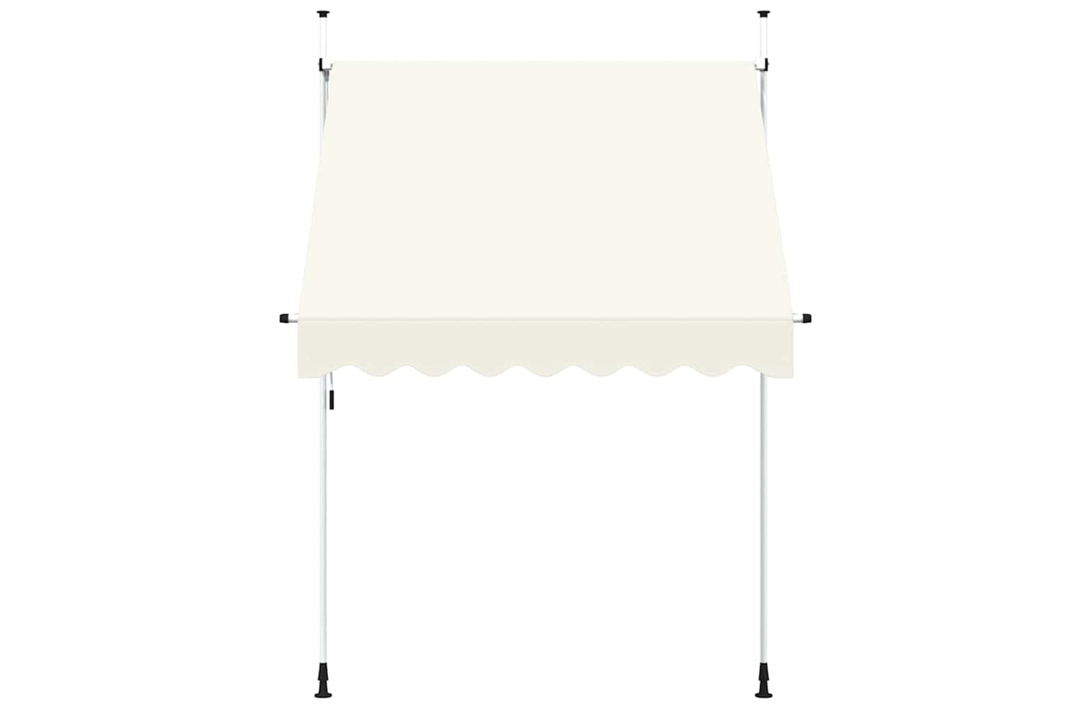 vidaXL 143694 Manual Retractable Awning 200cm Cream-2