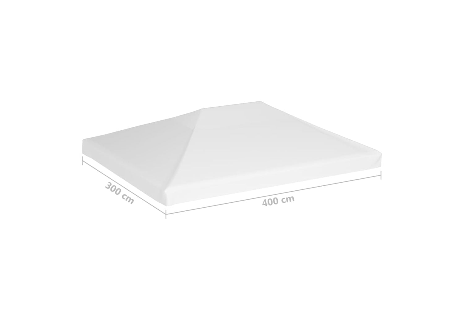 Vidaxl 312083 Gazebo Top Cover 270 G/mâ² 4x3 M White-8