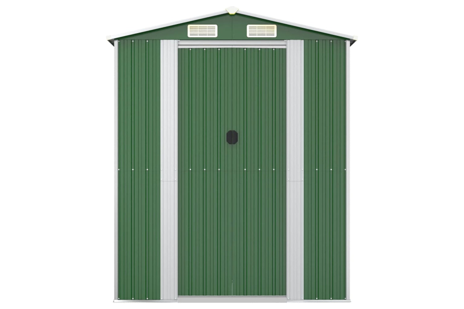 Vidaxl Garden Shed Green 192x938x223 Cm Galvanised Steel-3