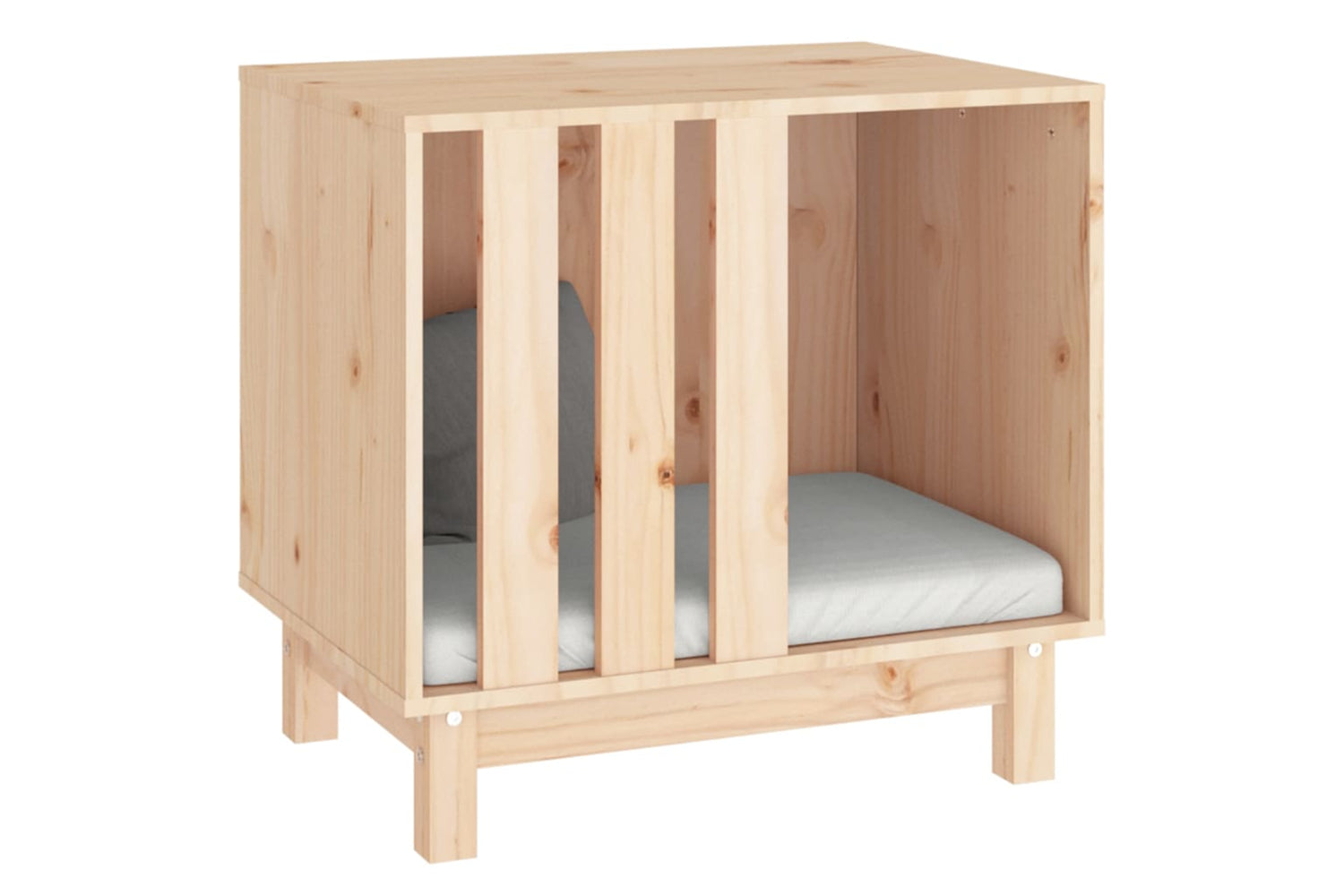 vidaXL 822476 Dog House 60x45x57cm Solid Wood Pine-3
