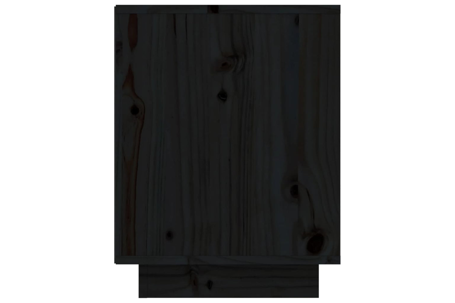 vidaXL 813549 Shoe Cabinet Black 60x34x45cm Solid Wood Pine-5