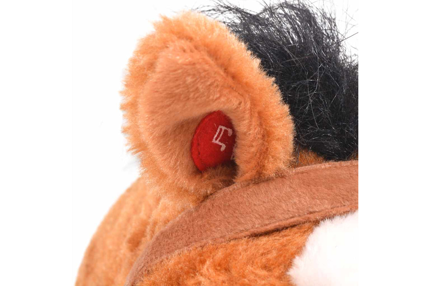 Vidaxl Standing Toy Horse Plush Brown-3