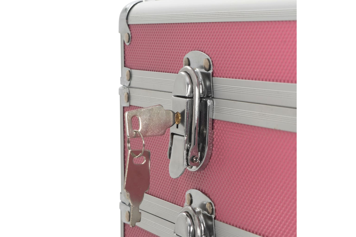 vidaXL 91813 Make-up Trolley Aluminium Pink-7