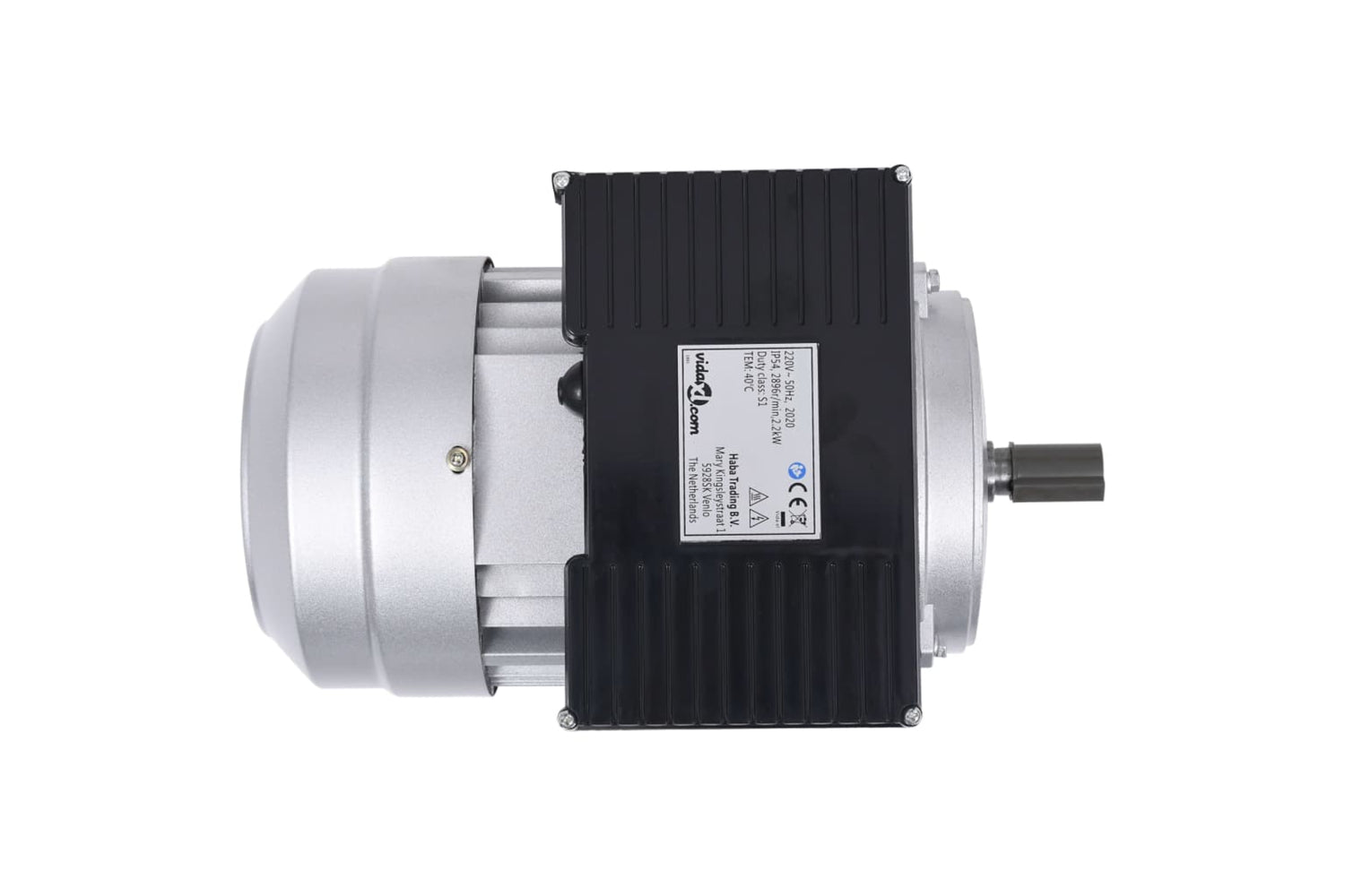 Vidaxl 148002 Single Phase Electric Motor Aluminium 2.2kw/3hp 2 Pole 2800 Rpm-3