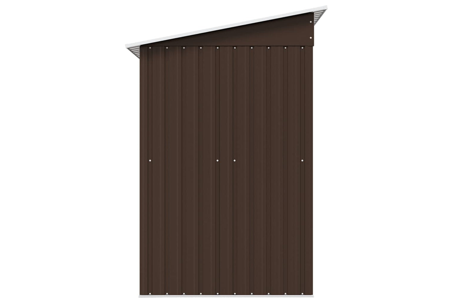 vidaXL 47027 Garden Storage Shed Brown 194x121x181cm Steel-6