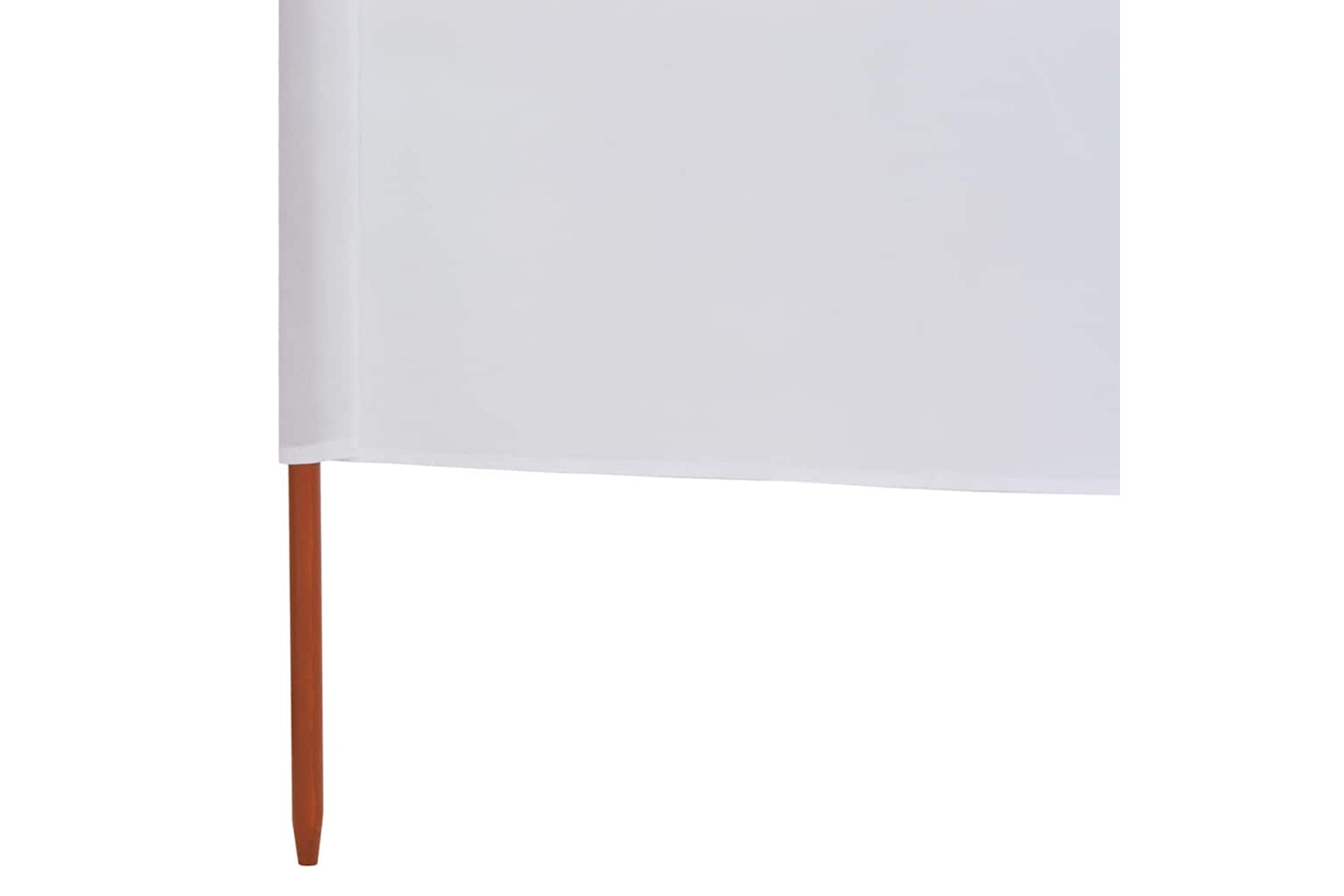 vidaXL 47174 6-panel Wind Screen Fabric 800x120cm Sand White-5