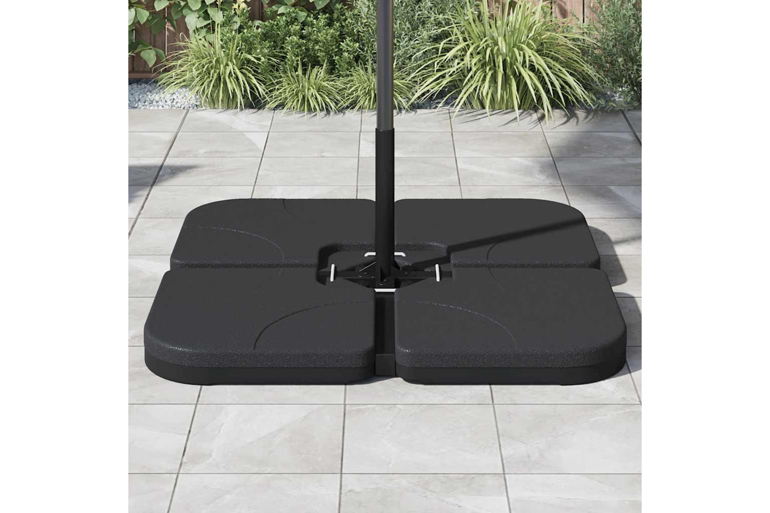 Vidaxl 41611 Portable Parasol Base Sand / Water Filled 60 L-2