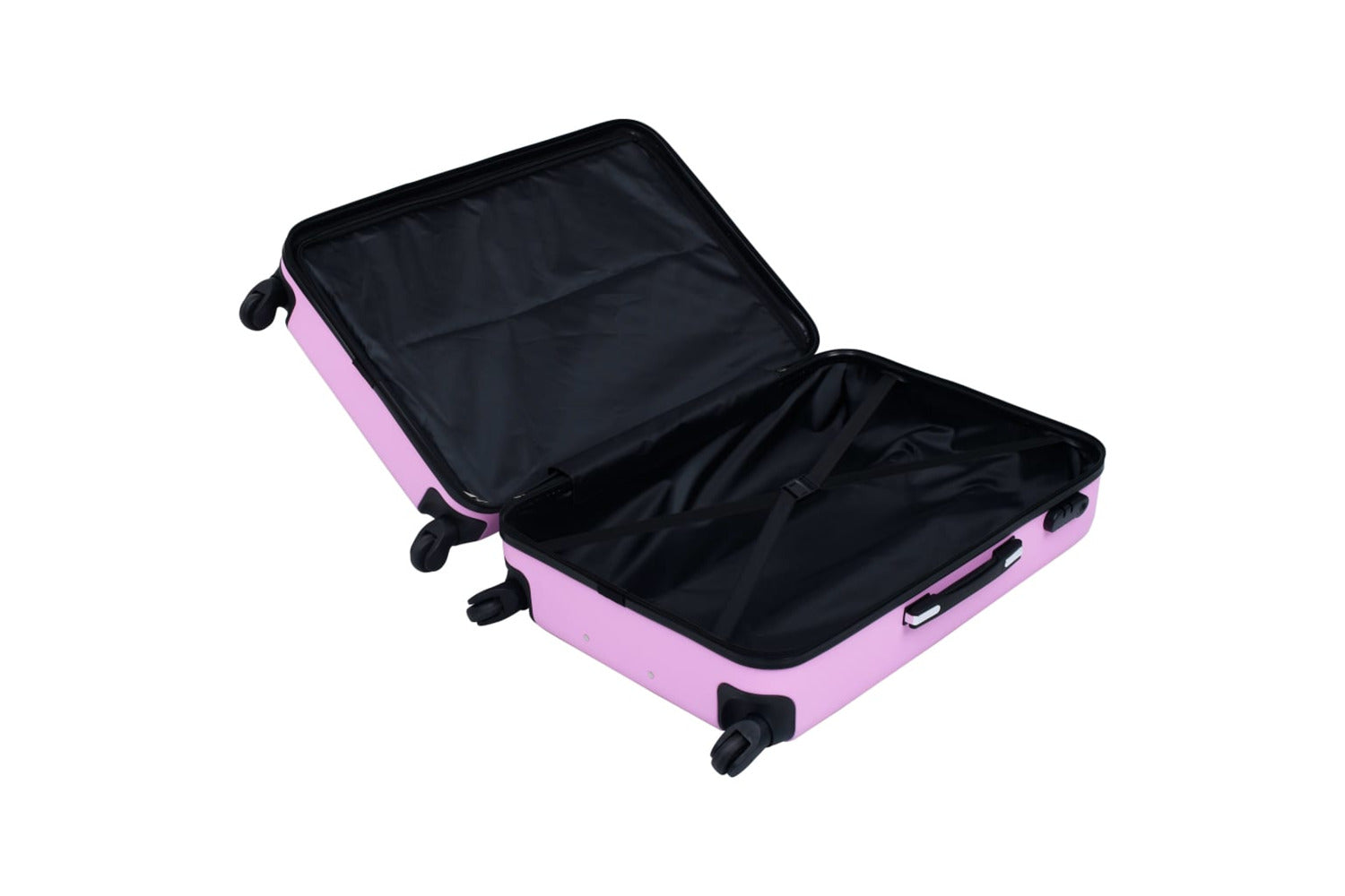 Vidaxl 92424 Hardcase Trolley Pink Abs-5