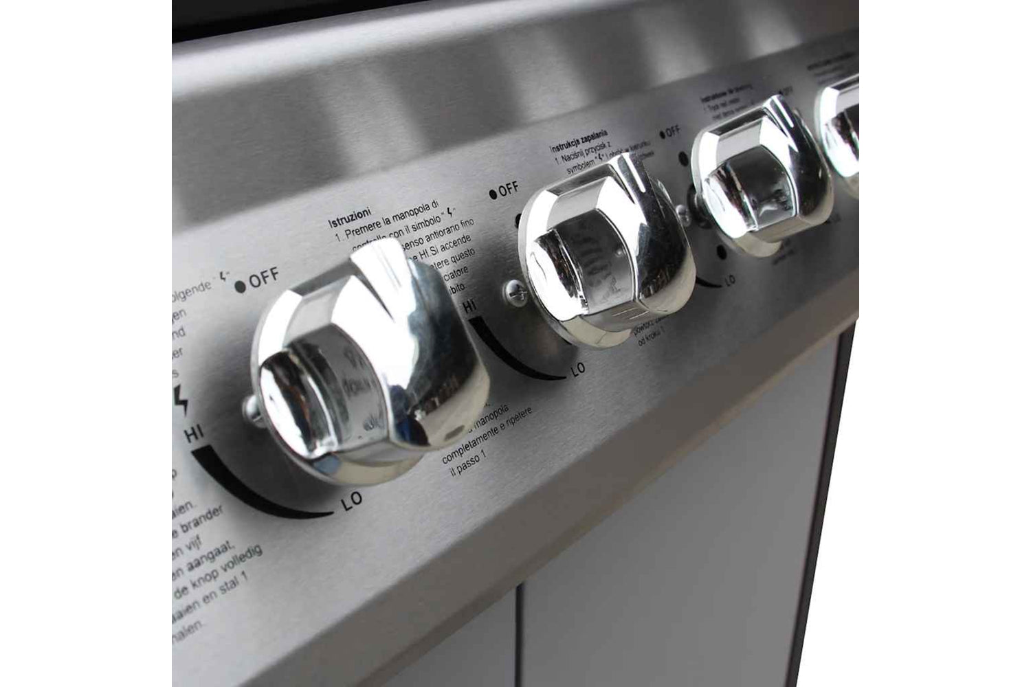 Vidaxl 273793 Gas Barbecue Grill 6+1 Cooking Zone Black And Silver-4