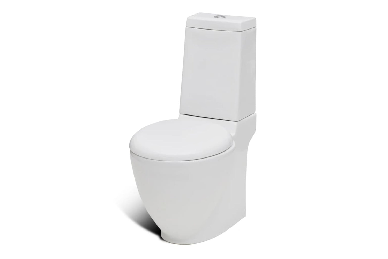 Vidaxl 270059 Stand Toilet & Bidet Set White Ceramic-2