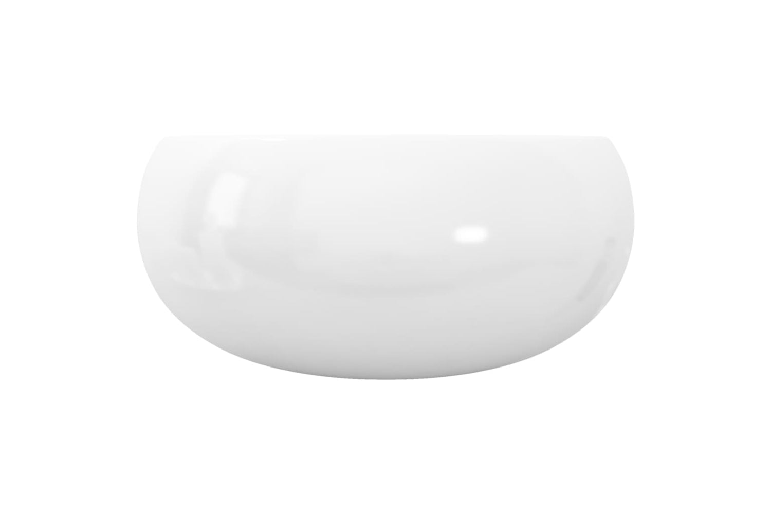 vidaXL 142340 Basin Round Ceramic White 40x15cm-4