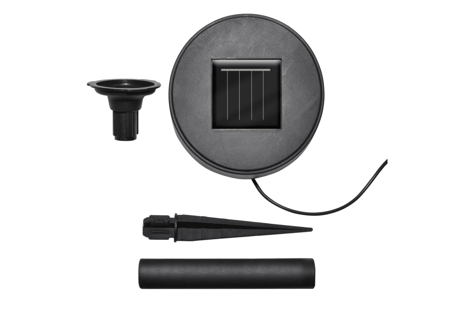 Vidaxl 277121 Garden Lights 6 Pcs Led With Spike Anchors & Solar Panels-5