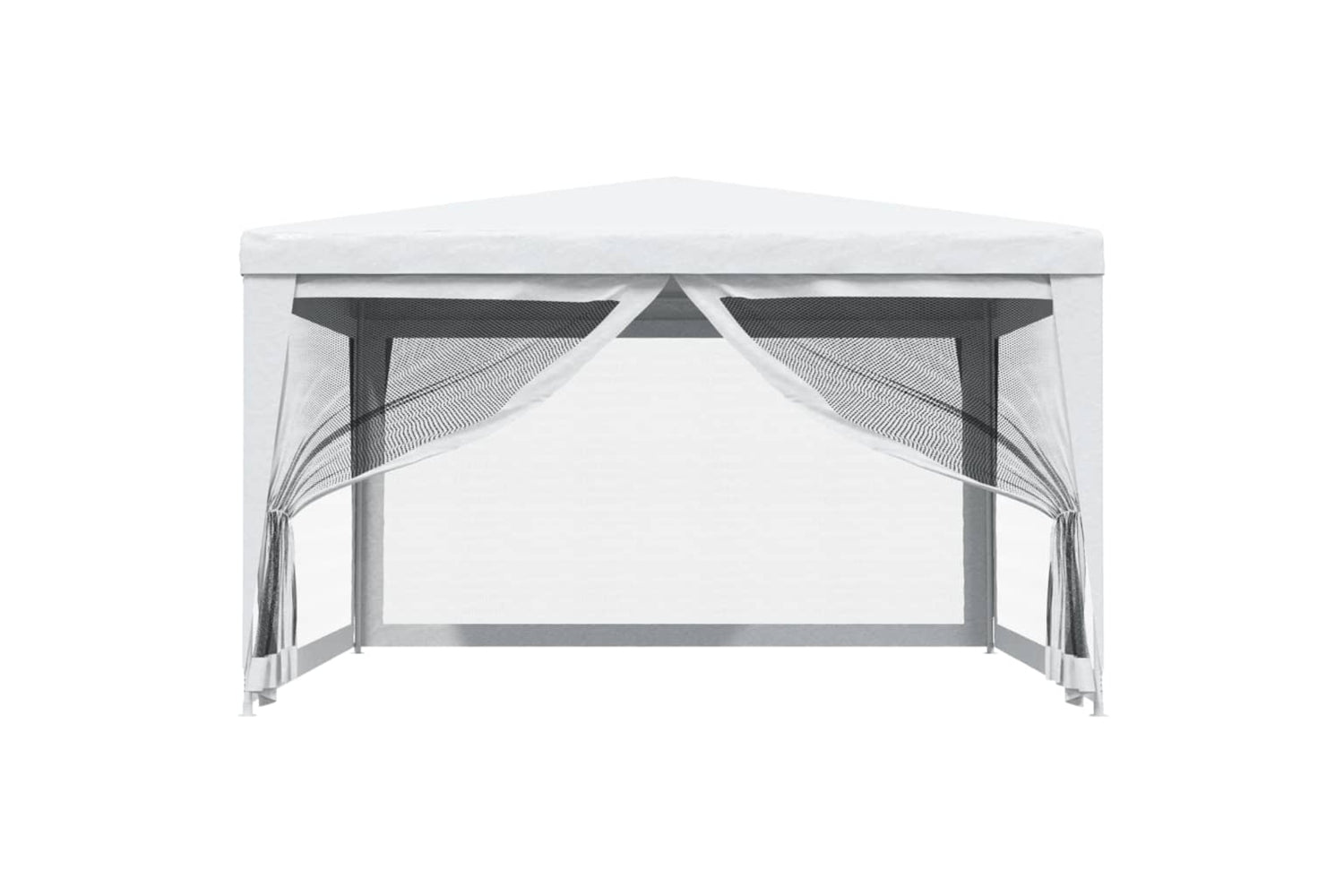 Vidaxl 48522 Party Tent With 4 Mesh Sidewalls 4x4 M White-2